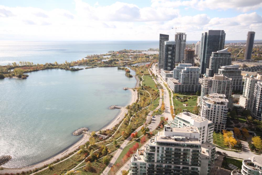 a great view of the bay, one of the pros and cons of buying a condo