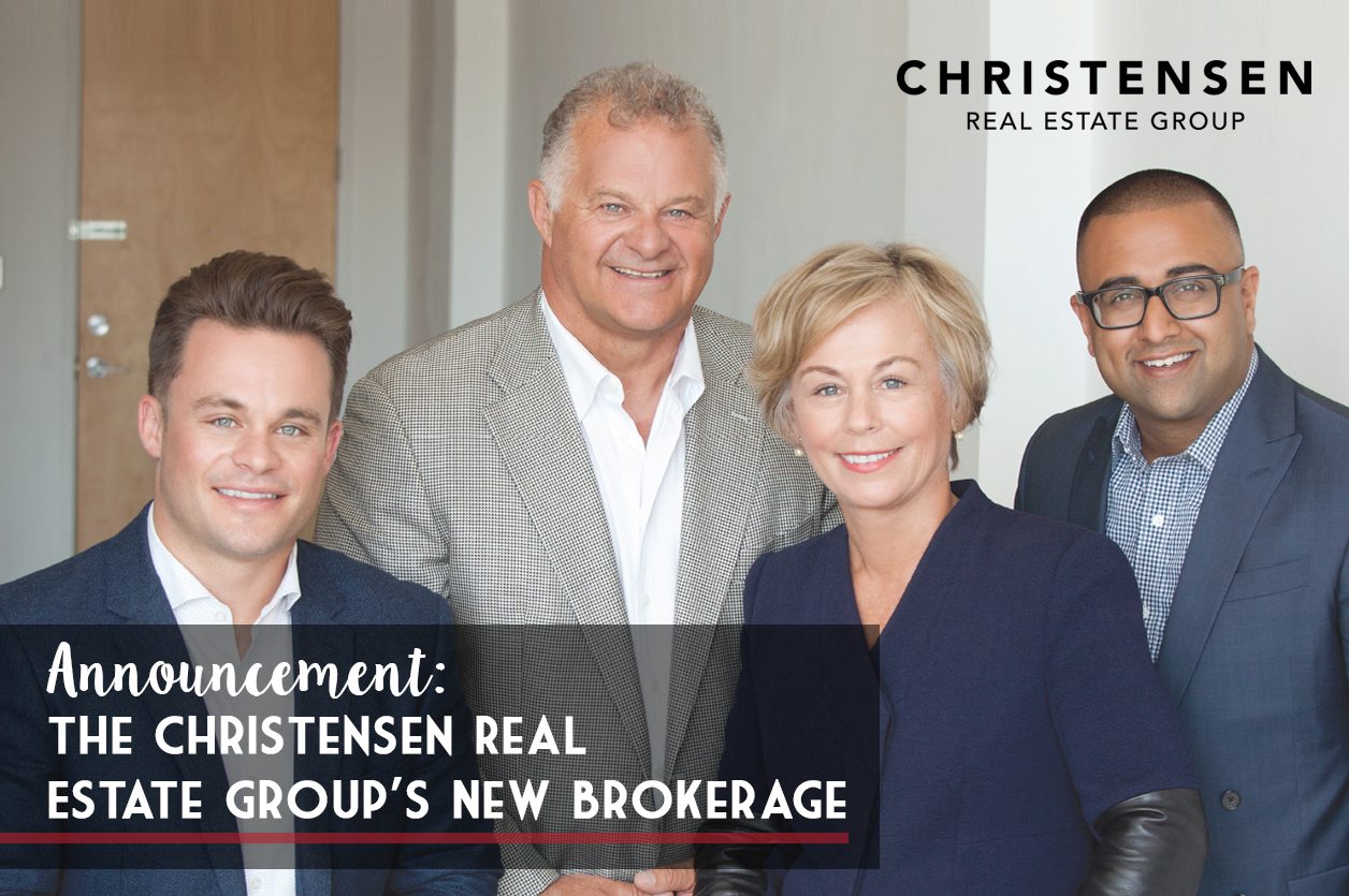 Announcement The Christensen Real Estate Group's New Brokerage